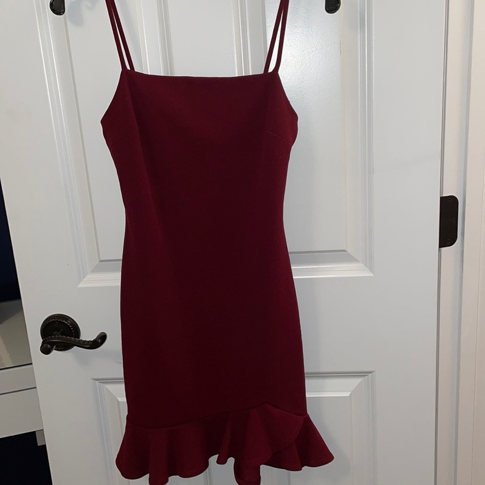Maroon dress